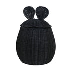 Playful Storage Basket with Lid and Ear Design | High & Bury