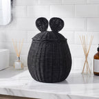 Playful Storage Basket with Lid and Ear Design | High & Bury