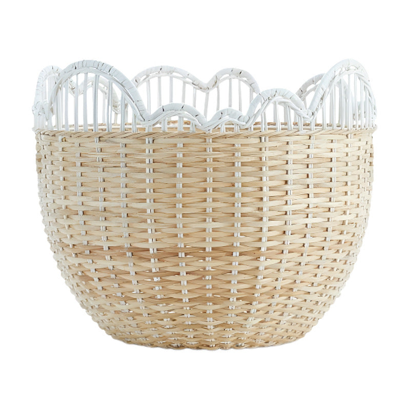 Playful Storage Basket with Wave Edge | High & Bury