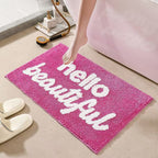 Playful Text Bath Mat | High & Bury