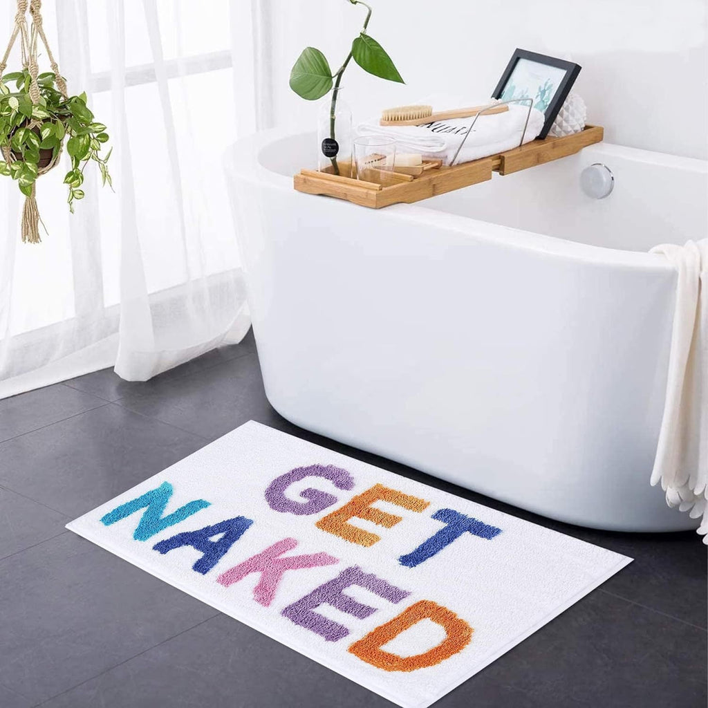 Playful Text Bath Mat | High & Bury