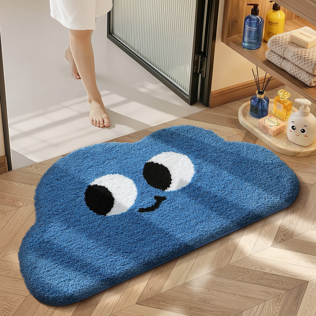 Plush Cartoon Character Bath Mat | High & Bury