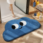 Plush Cartoon Character Bath Mat | High & Bury