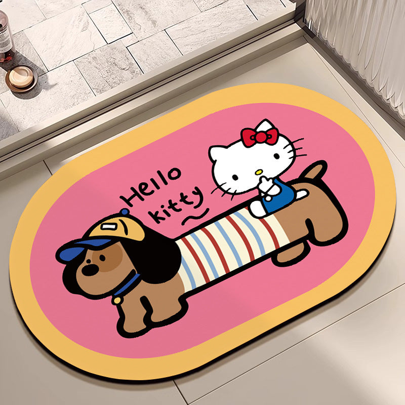 Plush Cartoon-Themed Area Mat | High & Bury