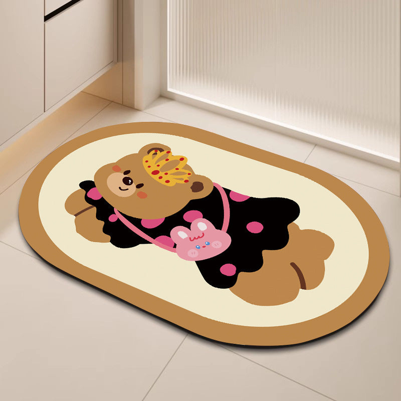 Plush Cartoon-Themed Area Mat | High & Bury