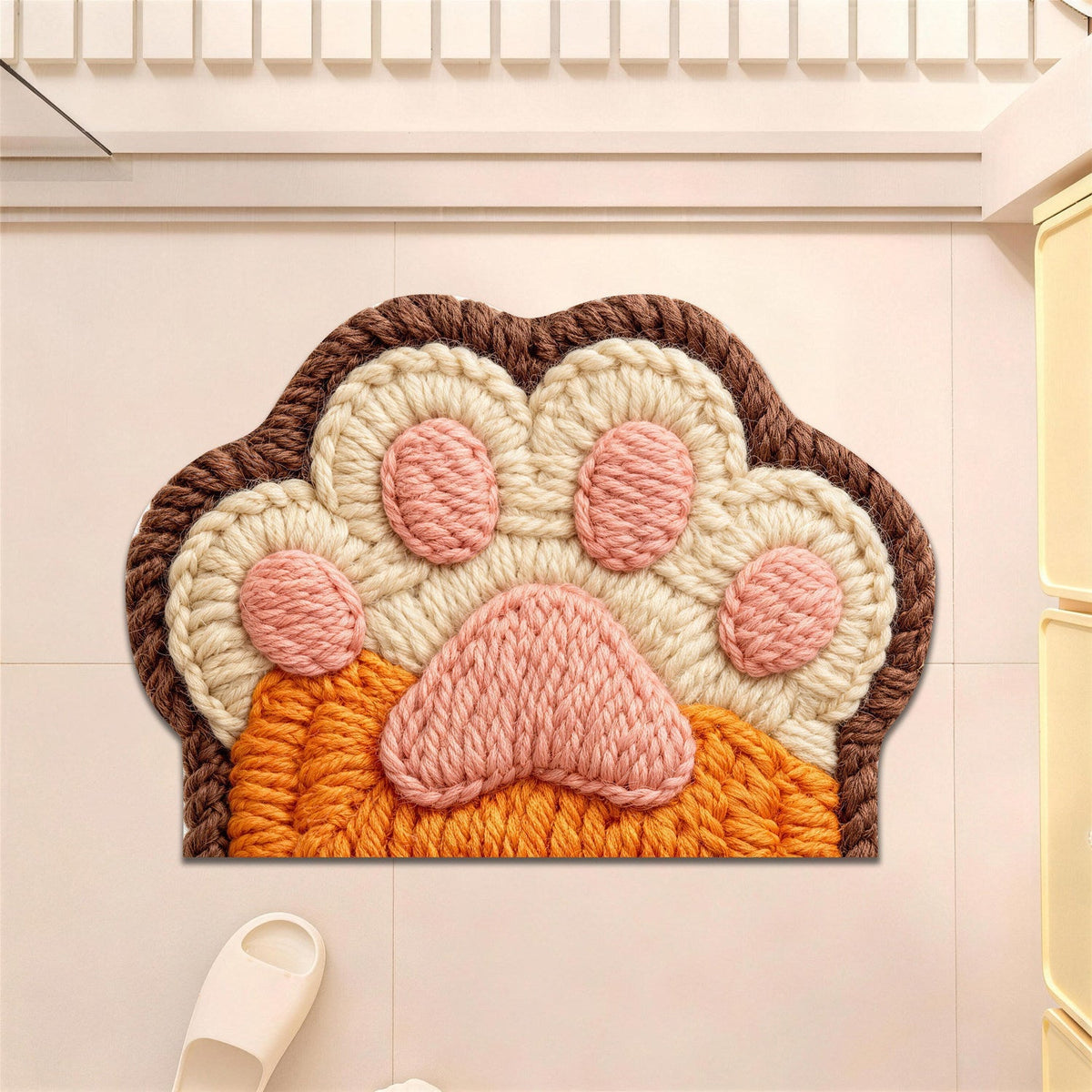 Plush Cat Paws Decorative Bath Mat | High & Bury