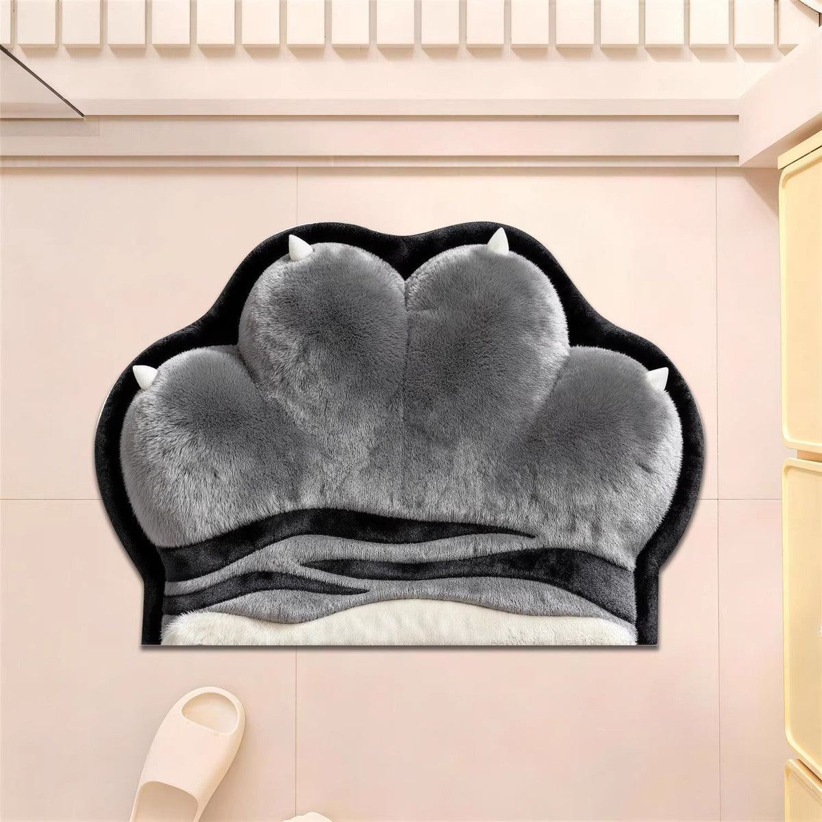 Plush Cat Paws Decorative Bath Mat | High & Bury
