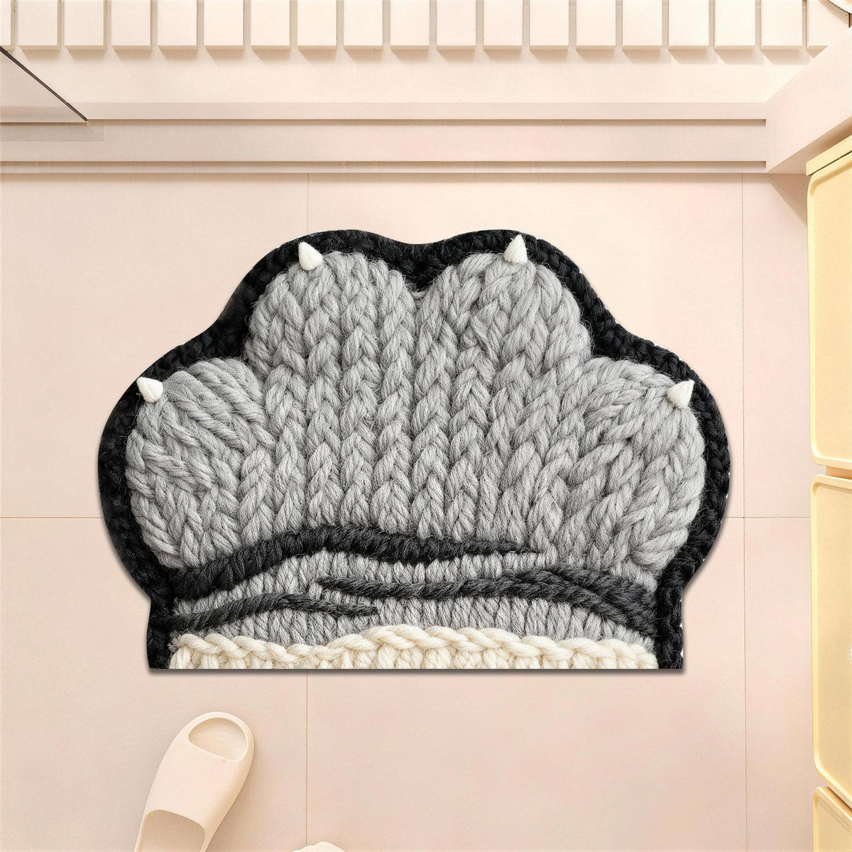 Plush Cat Paws Decorative Bath Mat | High & Bury