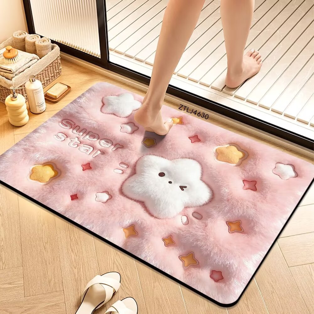 Plush Money-Themed Bath Mat | High & Bury