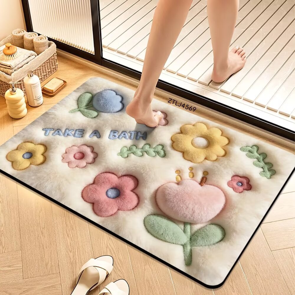 Plush Money-Themed Bath Mat | High & Bury