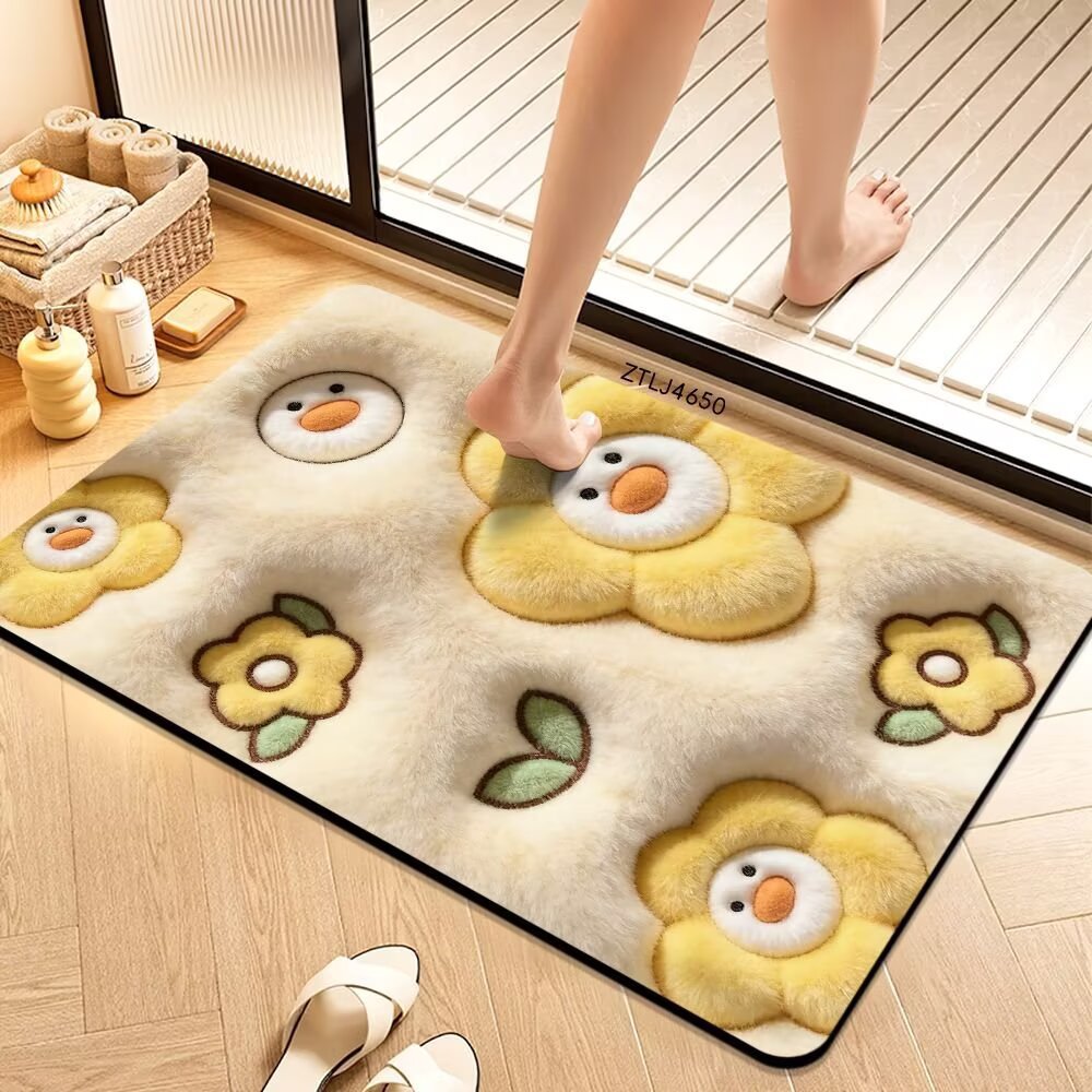 Plush Money-Themed Bath Mat | High & Bury