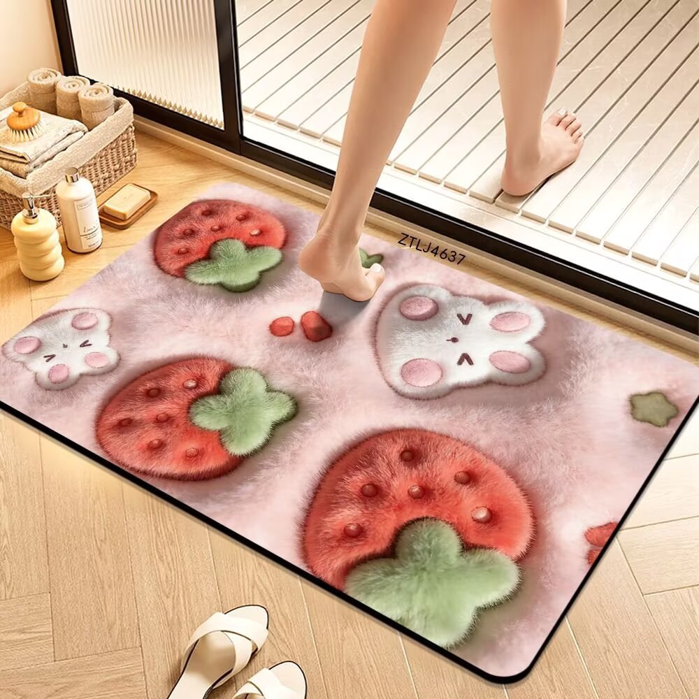 Plush Money-Themed Bath Mat | High & Bury