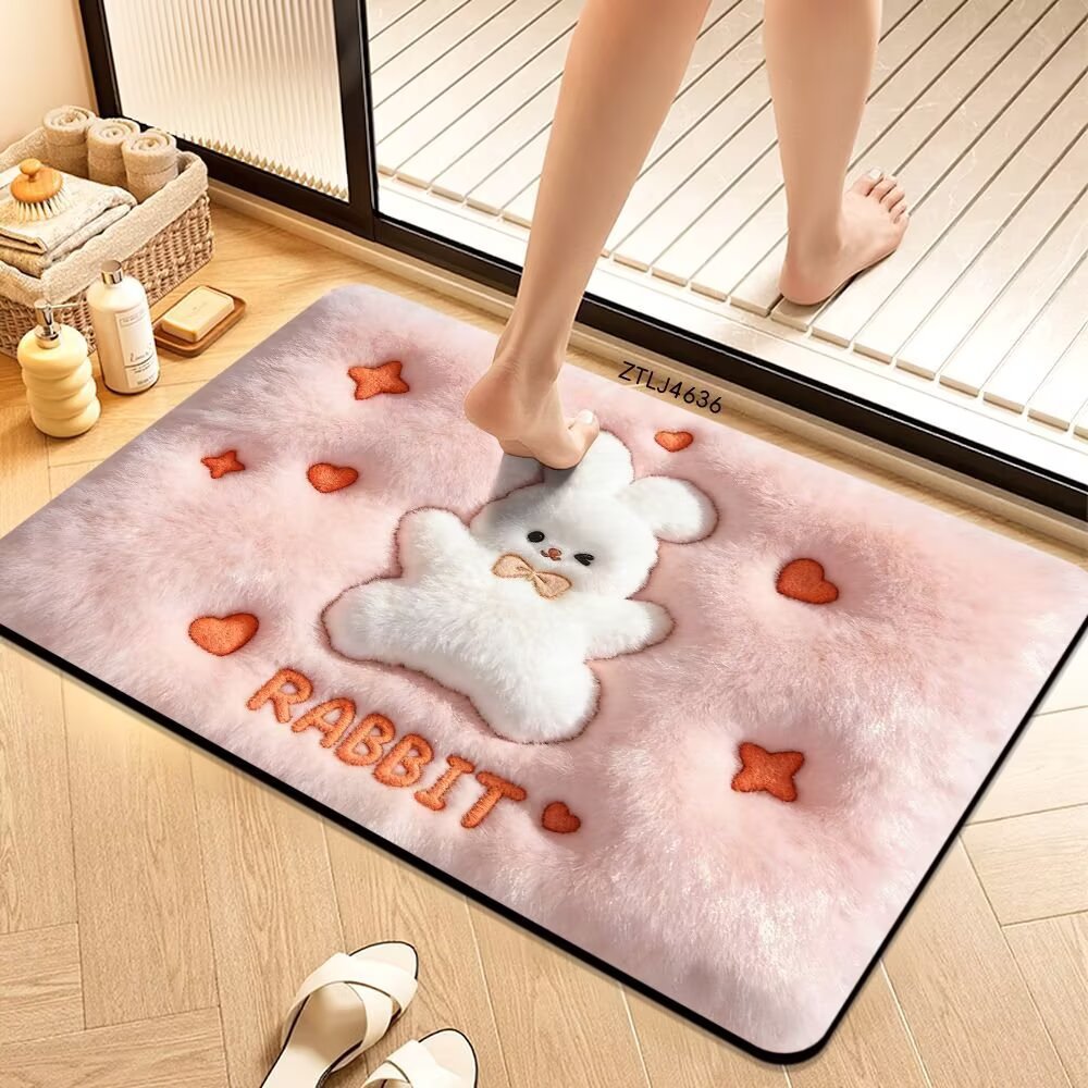 Plush Money-Themed Bath Mat | High & Bury