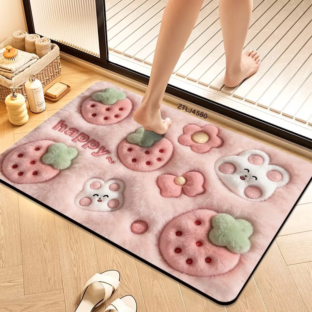 Plush Money-Themed Bath Mat | High & Bury