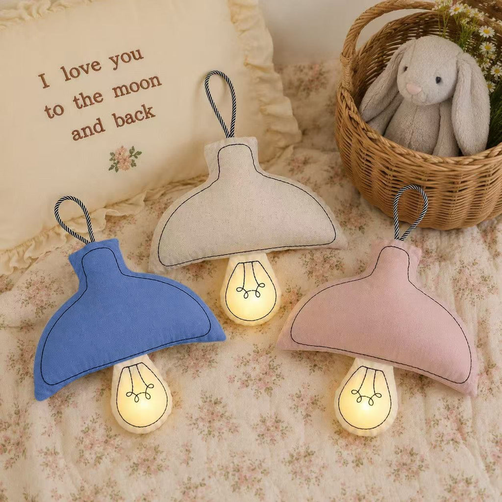 Plush Pendulum-Shaped LED Nightlight Pillow | High & Bury