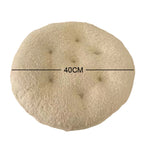 Plush Round Floor Cushion | High & Bury