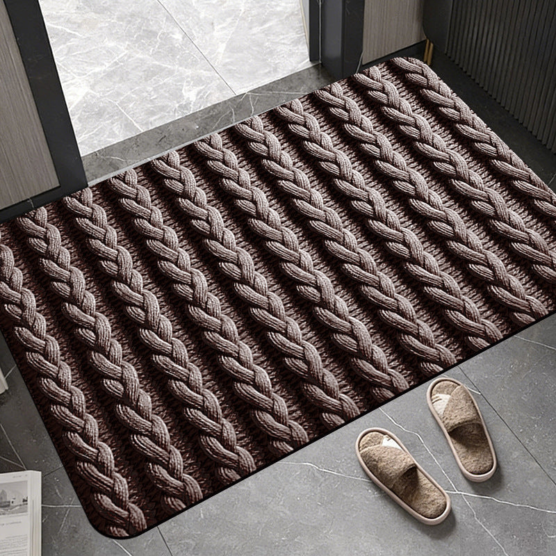 Plush Textured Door Mat | High & Bury