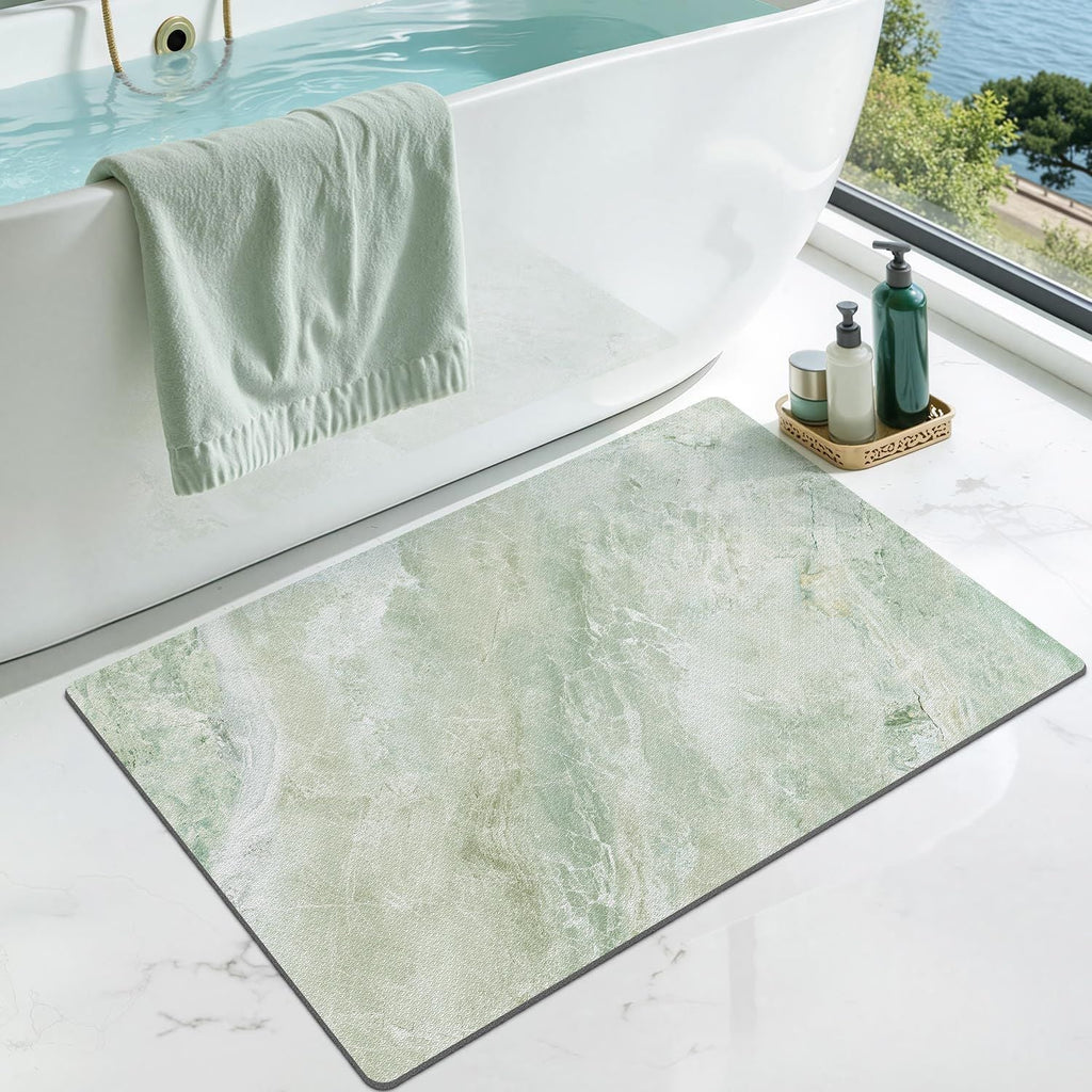 Plush Tropical-Themed Bath Mat | High & Bury