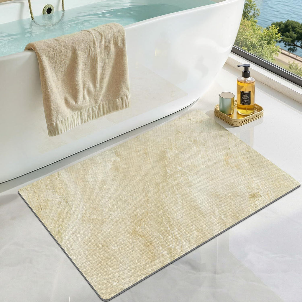 Plush Tropical-Themed Bath Mat | High & Bury
