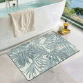 Plush Tropical-Themed Bath Mat | High & Bury