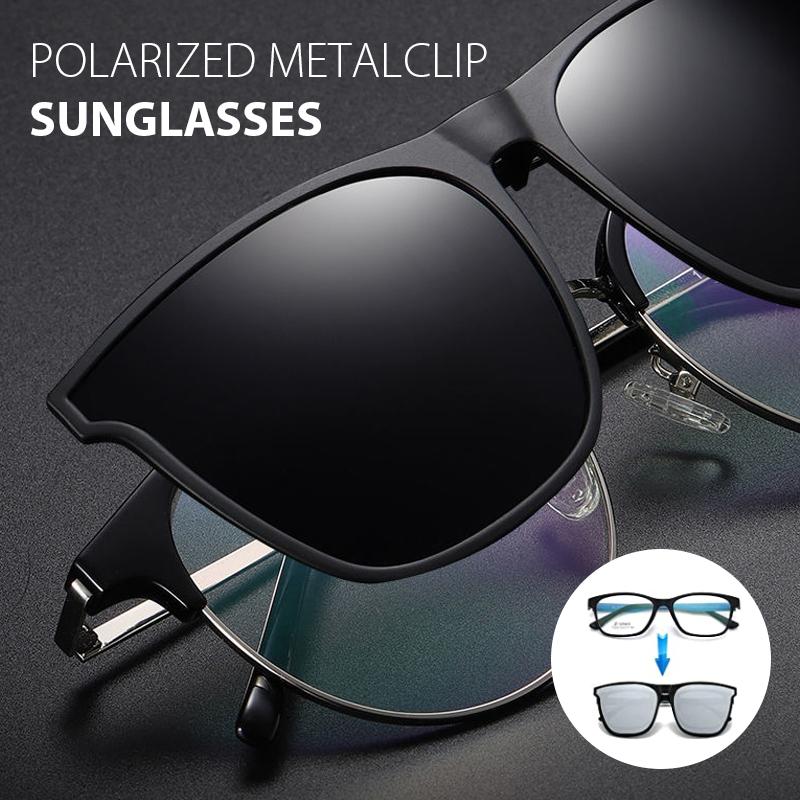 Polarised Flip-Up Clip-On Sunglasses with Oval 60 × 54 mm Lenses, view 3