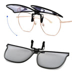 Polarised Flip-Up Clip-On Sunglasses with Oval 60 × 54 mm Lenses, view 5