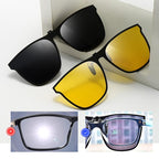 Polarised Flip-Up Clip-On Sunglasses with Oval 60 × 54 mm Lenses, view 6
