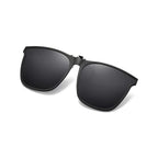 Polarised Flip-Up Clip-On Sunglasses with Oval 60 × 54 mm Lenses
