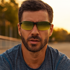 Polarised Photochromic Sports Sunglasses, Metal Alloy Frame, view 4