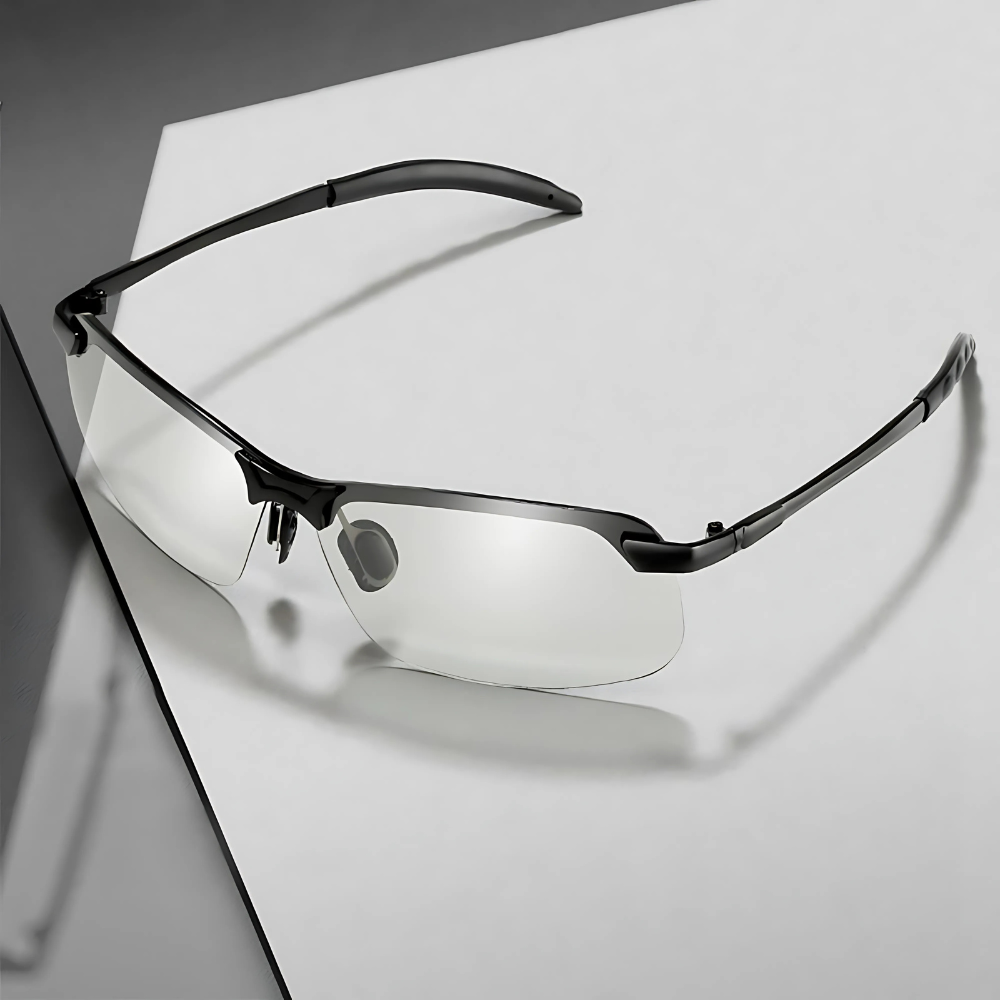 Polarised Photochromic Sports Sunglasses, Metal Alloy Frame, view 5