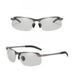 Polarised Photochromic Sports Sunglasses, Metal Alloy Frame, view 6