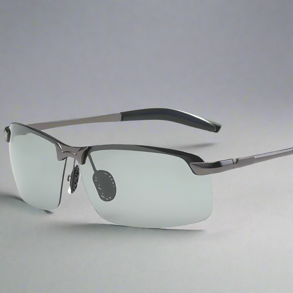 Polarised Photochromic Sports Sunglasses, Metal Alloy Frame, view 8
