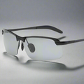 Polarised Photochromic Sports Sunglasses, Metal Alloy Frame
