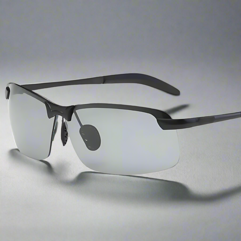 Polarised Photochromic Sports Sunglasses, Metal Alloy Frame