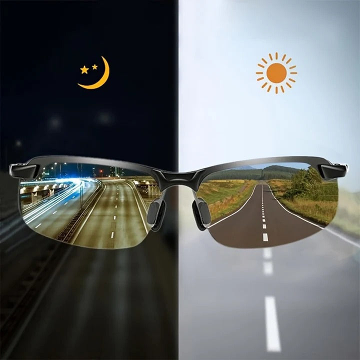 Polarised Photochromic Sunglasses with Polycarbonate Lenses and TR90 Frame