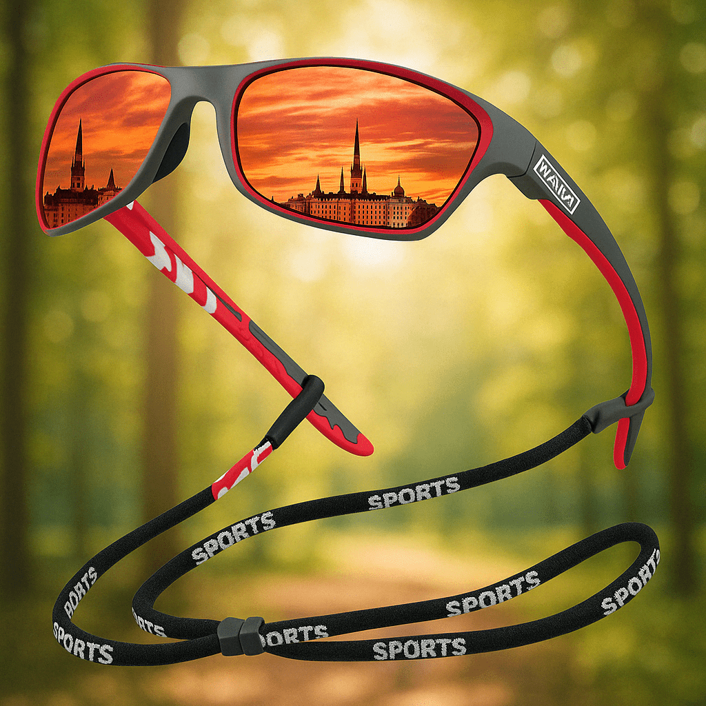Polarised Sport Sunglasses with UV400 Protection for Outdoor & Everyday, view 2