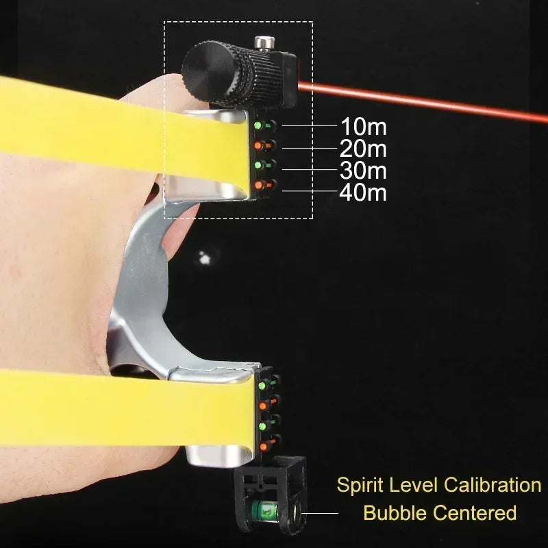 Polycarbonate Target Practice Slingshot with Level, 115 mm, view 4