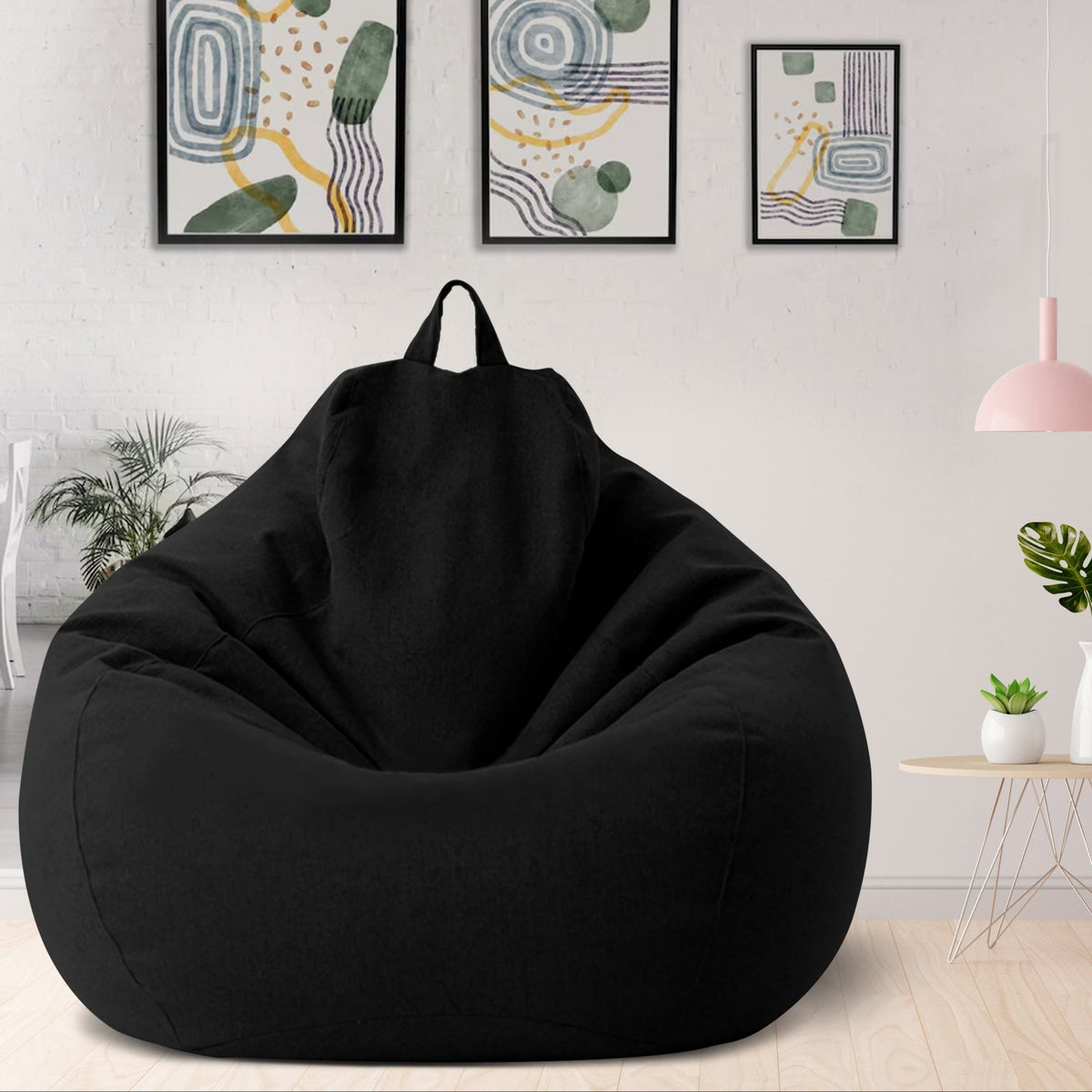 Polyester Bean Bag Sofa Cover, 80x90 cm or 100x120 cm, Removable, view 11