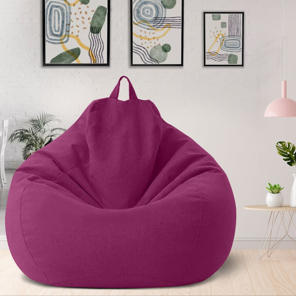 Polyester Bean Bag Sofa Cover, 80x90 cm or 100x120 cm, Removable, view 12