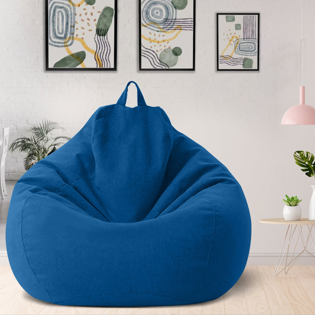 Polyester Bean Bag Sofa Cover, 80x90 cm or 100x120 cm, Removable, view 13