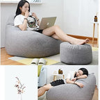 Polyester Bean Bag Sofa Cover, 80x90 cm or 100x120 cm, Removable, view 6