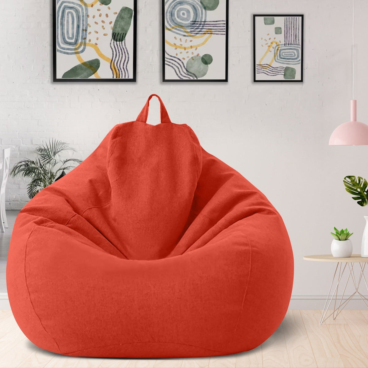 Polyester Bean Bag Sofa Cover, 80x90 cm or 100x120 cm, Removable, view 8