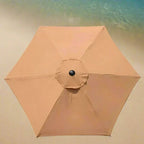 Polyester Replacement Outdoor Umbrella Canopy, Adjustable Angle, Washable, view 7