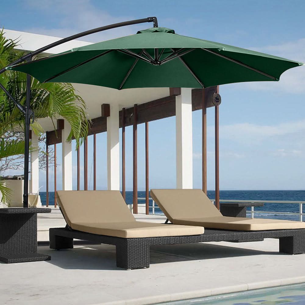 Polyester Replacement Outdoor Umbrella Canopy, Adjustable Angle, Washable