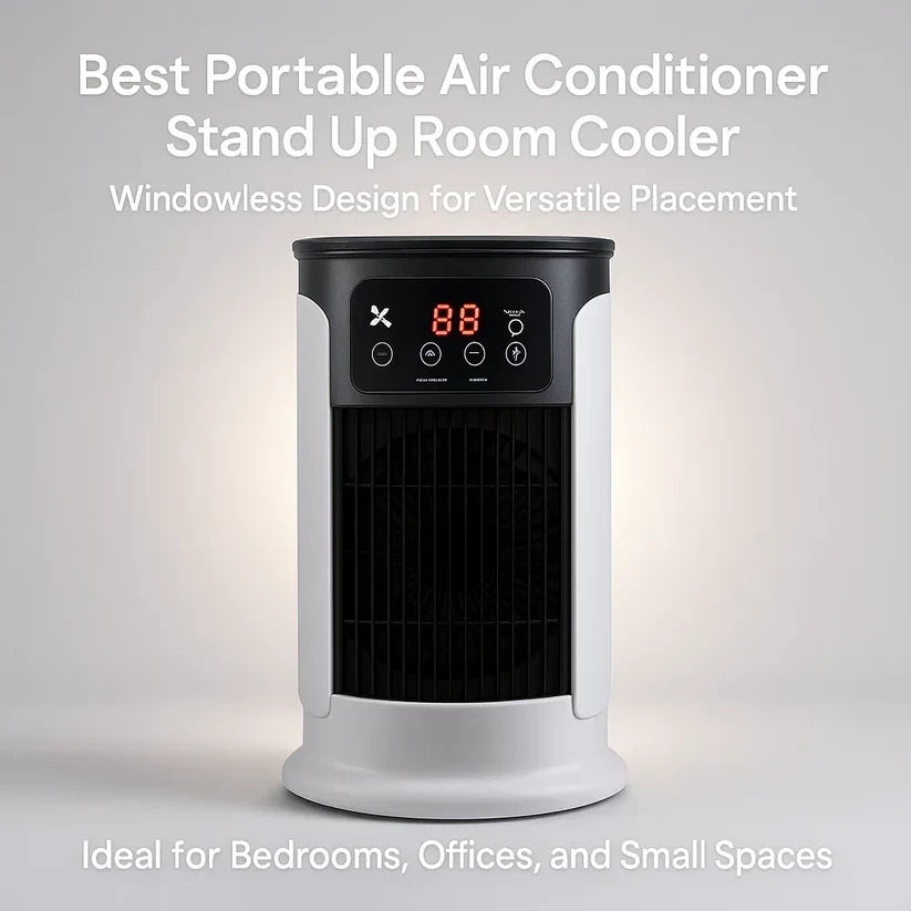 Portable Air Conditioner with Cool Mist Humidifier, 18W, 300ml Tank, view 3