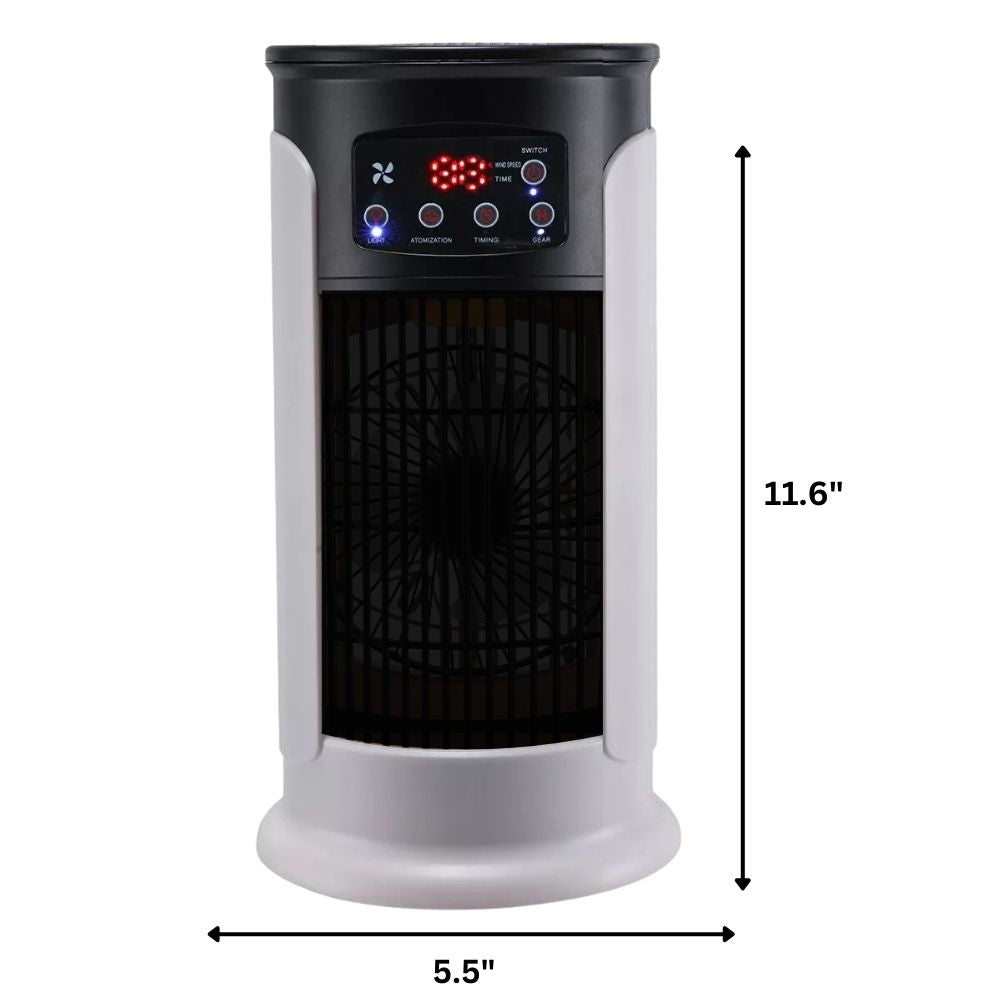 Portable Air Conditioner with Cool Mist Humidifier, 18W, 300ml Tank, view 5
