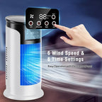 Portable Air Conditioner with Cool Mist Humidifier, 18W, 300ml Tank, view 6