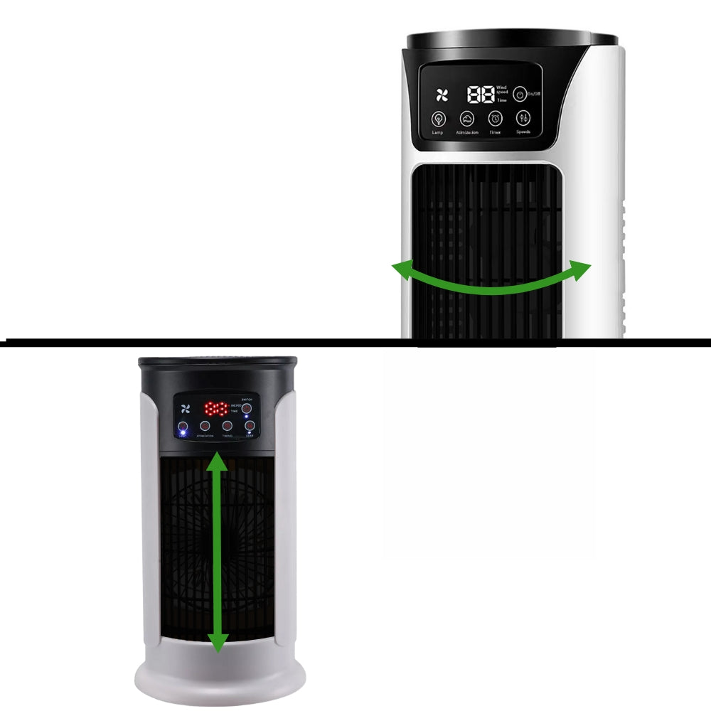 Portable Air Conditioner with Cool Mist Humidifier, 18W, 300ml Tank, view 7