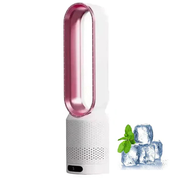 Portable Bladeless Fan with Remote Control and Air Purification, view 7