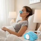 Portable Electric Anti-Snoring Device Mask with Adjustable Strap, view 2